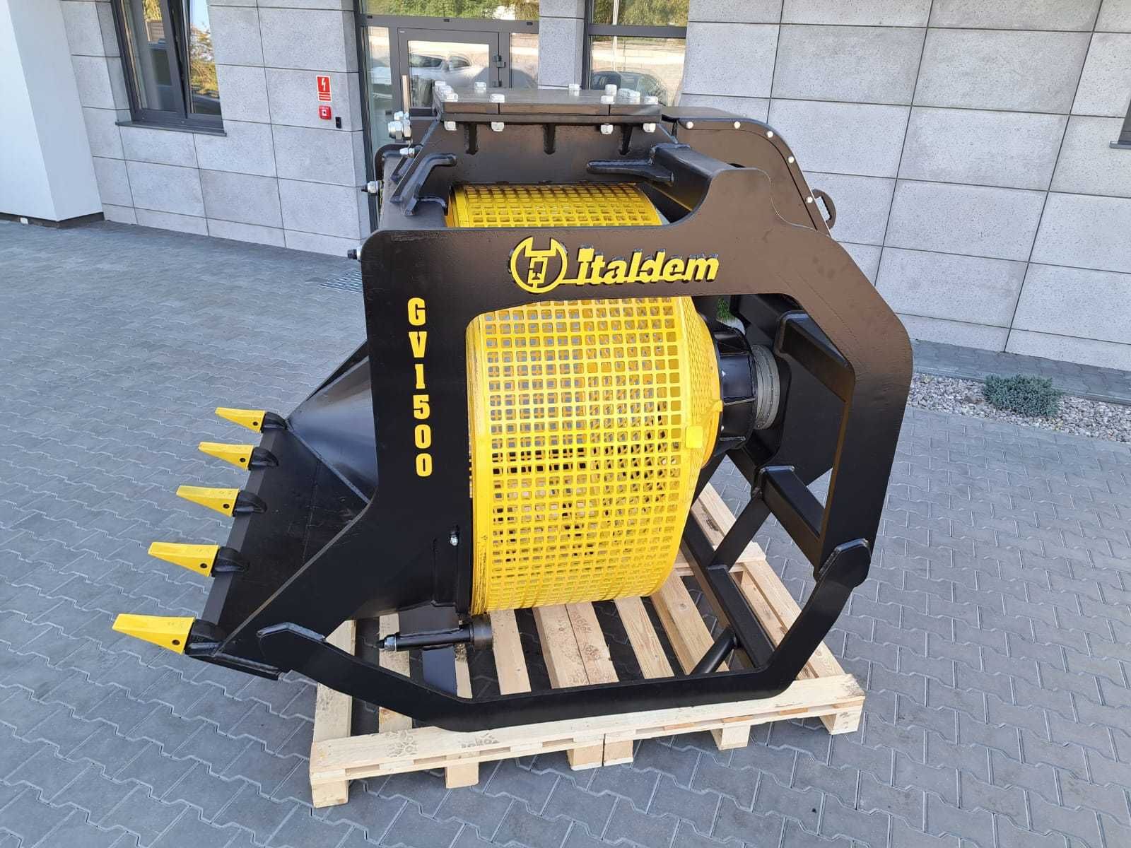 Łyżka przesiewająca ITALDEM GV-1500, 1600kg do koparki 13-26 ton