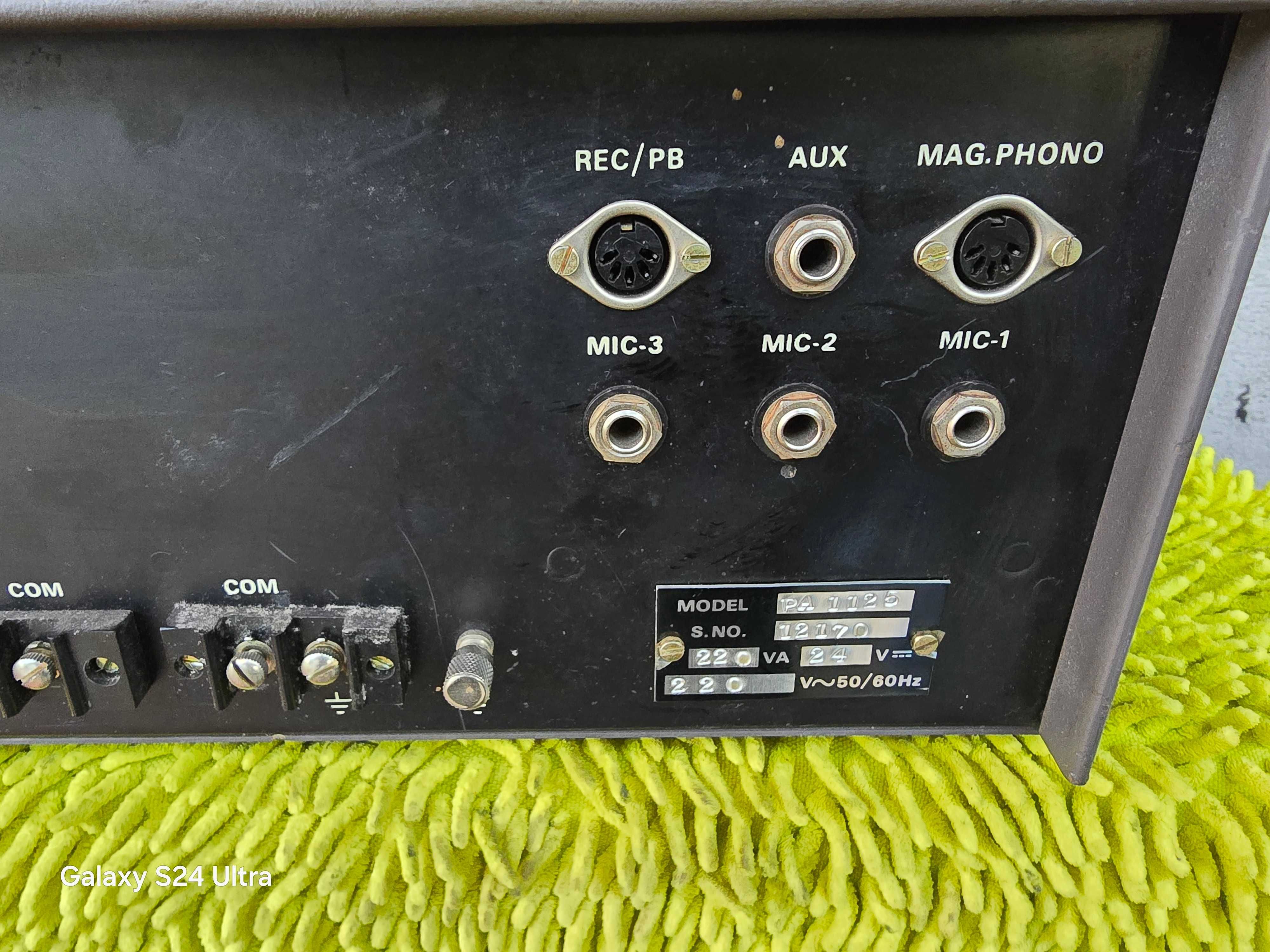 wzmacniacz monacor pa1125 vintage 120w mono
