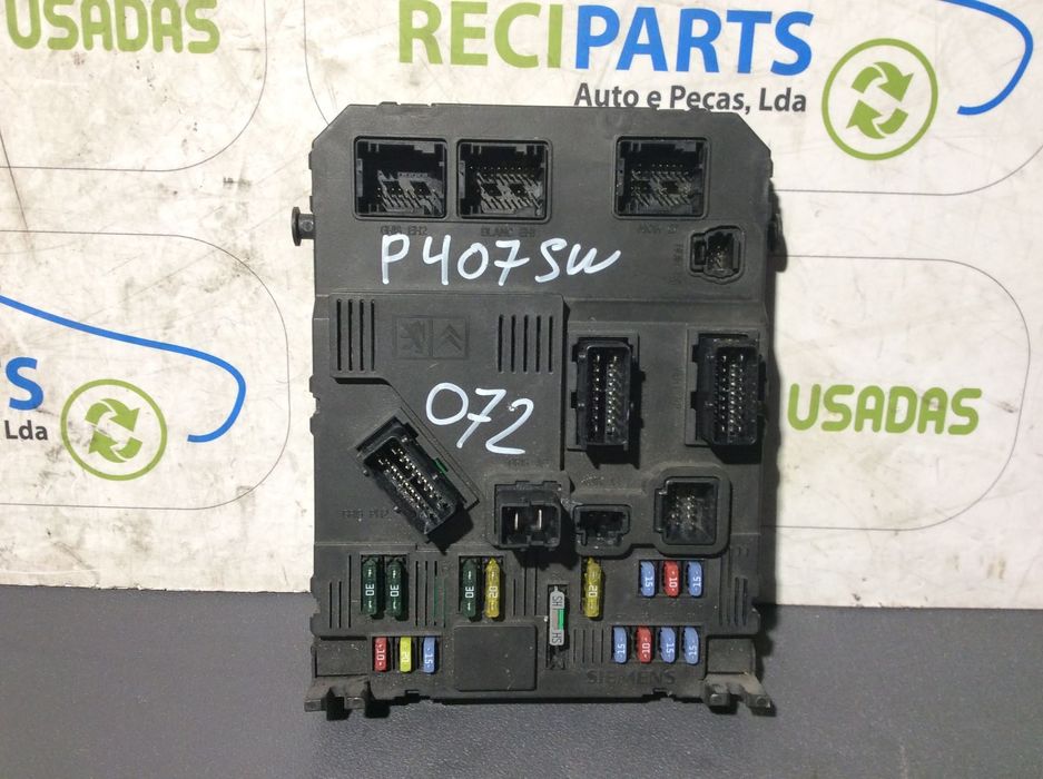 Caixa de fusíveis para Peugeot 407 SW 1.6 HDi 110cv   2004