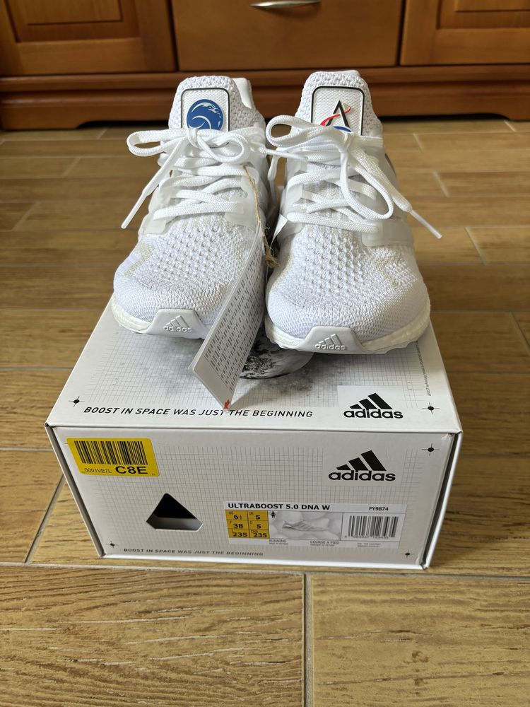 adidas ultraboost rozmiar 38, nowe, primeknit, boost, DNA NASA białe