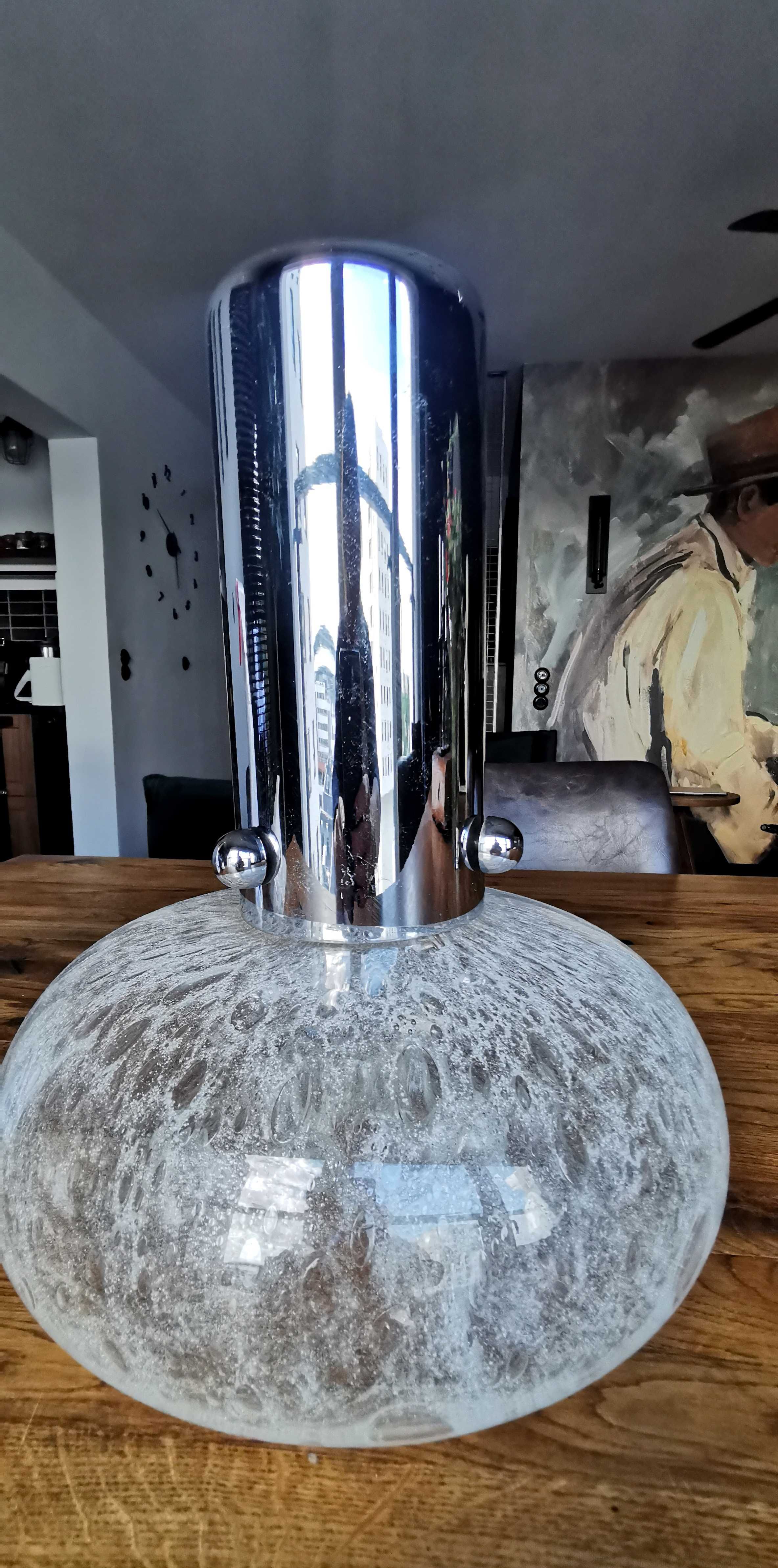 Włoska lampa wisząca ze szkła Murano, 60' XX wieku, Włochy, Vintage