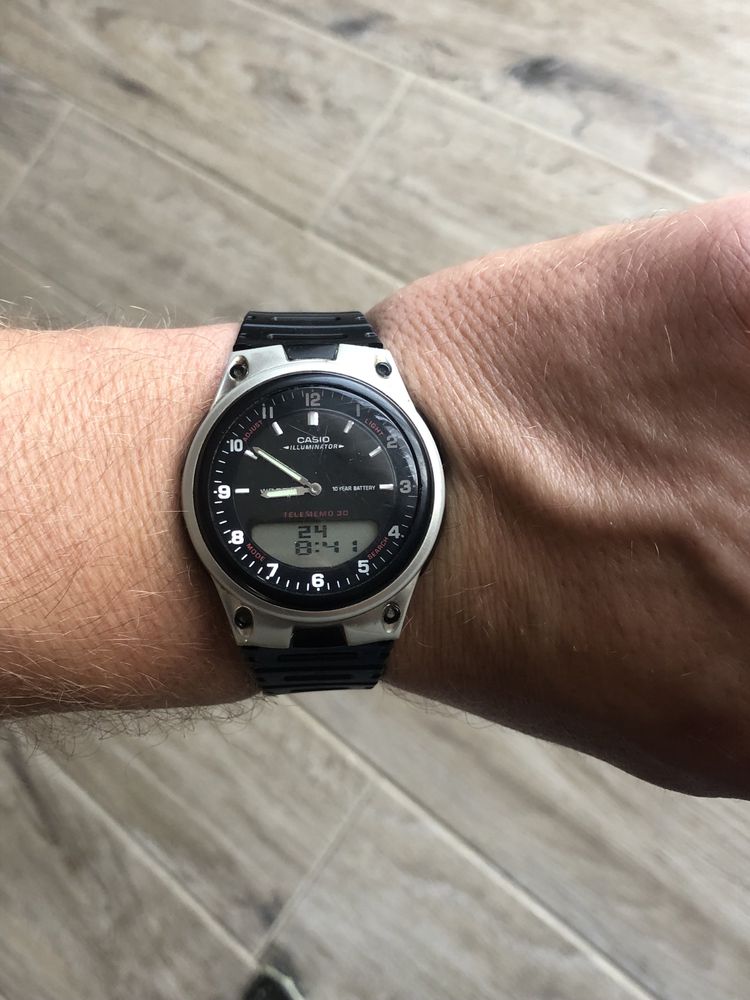 Zegarek męski japońskiej marki Casio Japan Movt Vintage