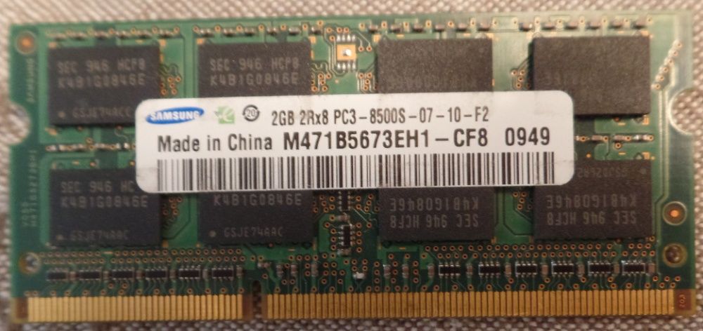 10 Memórias Ram 2Gb 2RX8 PC3 (930)