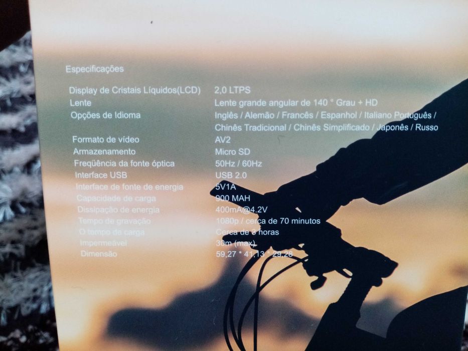 Câmara aquática FULL HD 1080P - Artigo Novo Embalado