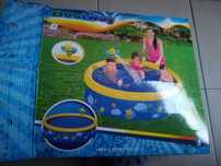 Piscina Infantil Com Repuxo Nunca Usada 158 x 38 cm