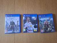 Gry do ps4 Fifa 18, farcry4, assassin creed valhalla