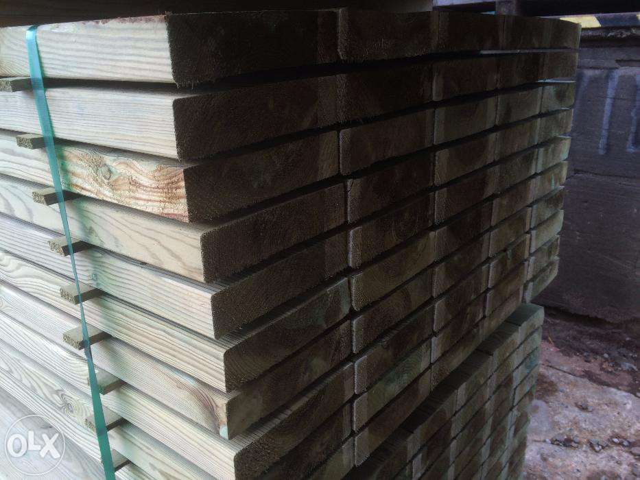 Kantówki legary impregnowane ciśnieniowo ze Szwecji 45x45