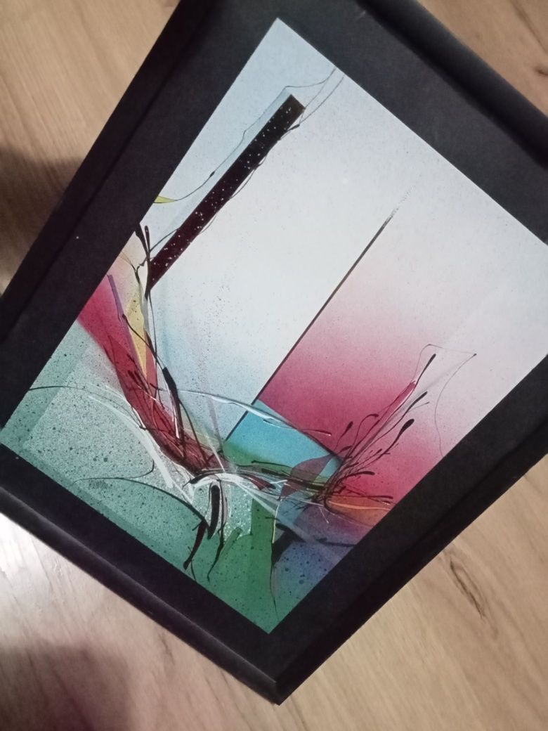 3 x Obraz obrazek grafika abstrakcja modern