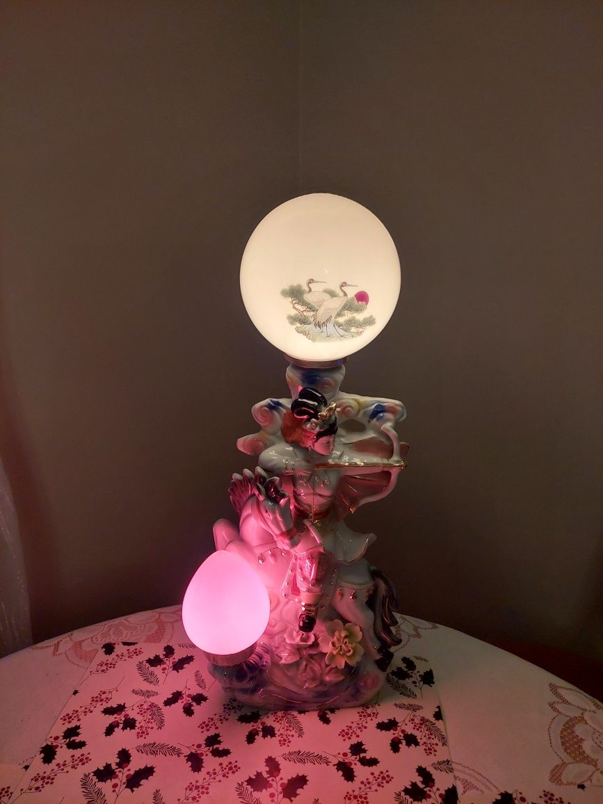 Lampa porcelanowa styl japoński