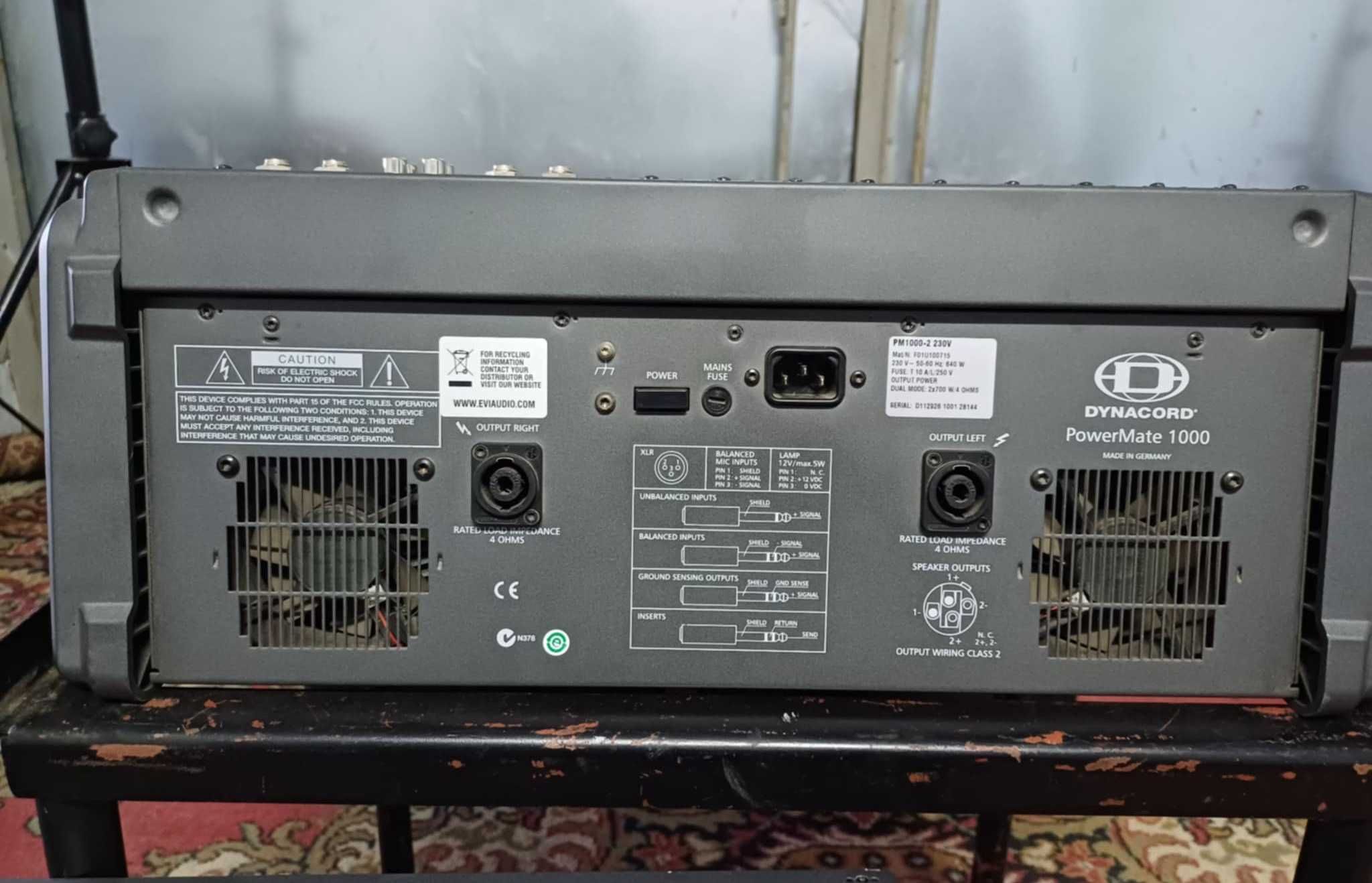 Dynacord Powermate 1000 II powermikser