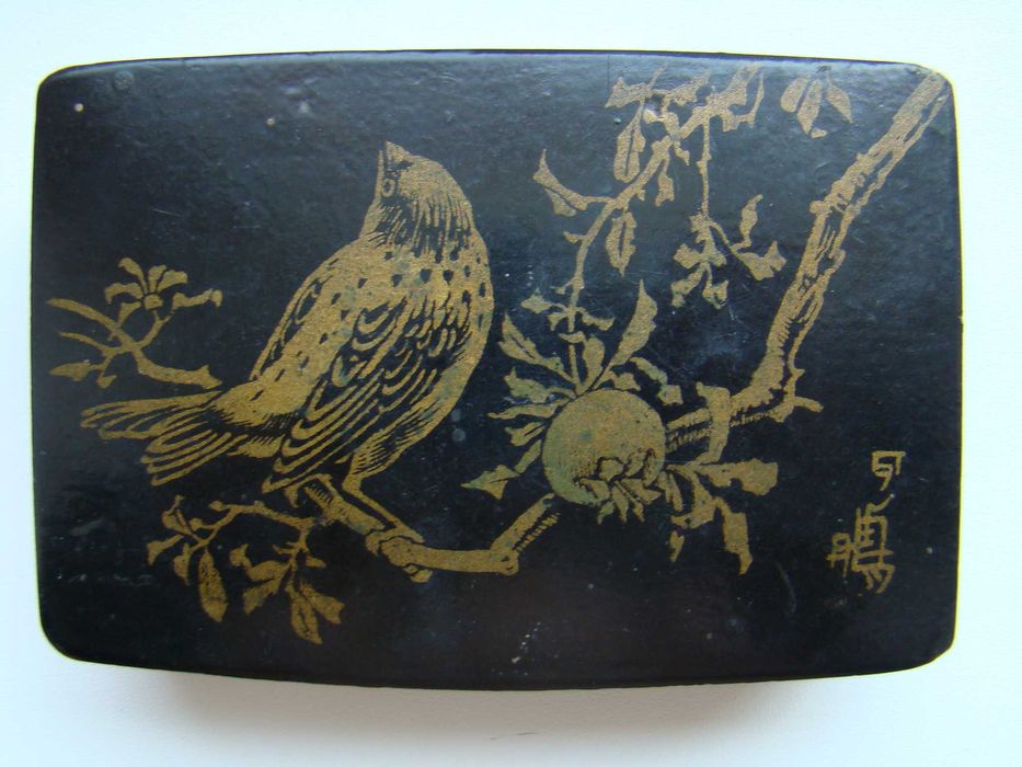 Старинная шкатулка ручной работы, Япония.