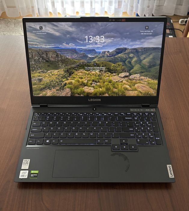 Lenovo Legion 5 81Y6 intel i7-10750H, 16GB RAM, GTX 1660Ti, 1.5 TB SSD