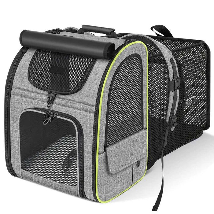 Transporter dla psa kota królika Plecak rozkładany kojec XL Premium