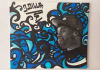 Obraz J Dilla a.k.a Jay Dee legenda hip hopu wym. 70,5x60x2cm