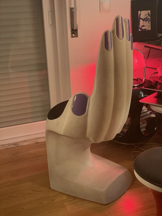 Design Chair Iconic 80s Palm Sculpture Lounge Space Age Cult Rare Art