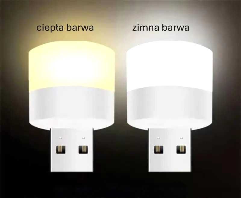Lama Min LED - 5V 1A 1W, Działa z każdym portem USB.