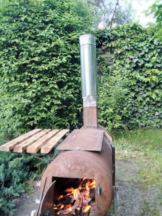 Буржуйка из баллона