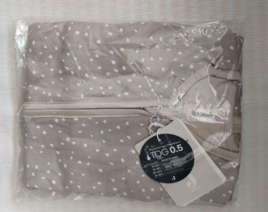 Jollein śpiworek niemowlęcy do 6 m letni beżowy Spickle Nougat 70 cm