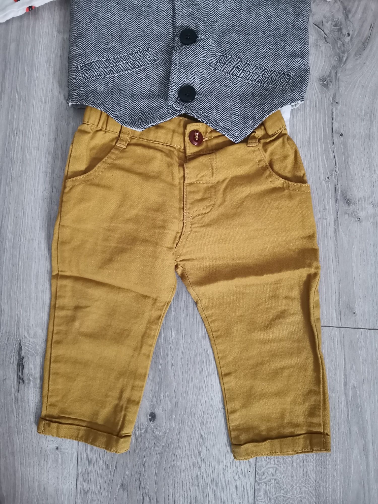 Ubranko do chrztu 68/74 święta elegancki zestaw dla chłopca