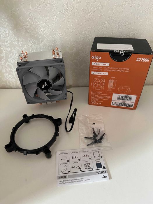 Кулер Aigo CPU Cooler 160wat intel 1700 1150 1155 1366 AM2/AM3/AM4