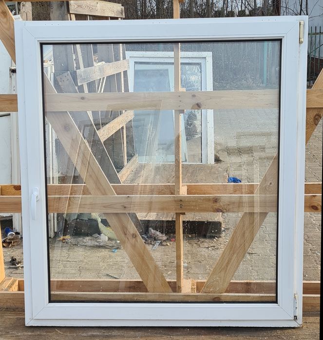 OKNA KacprzaK OKNO PCV 128X139 Używane Plastikowe  Lider Okna OLX