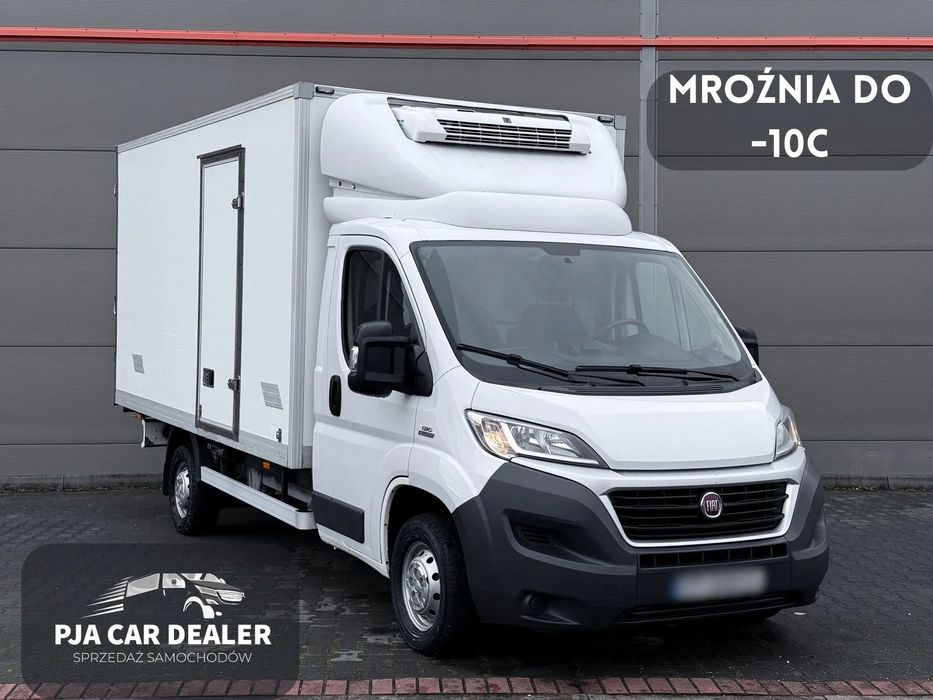 Fiat Ducato 2.3 Kontener 8ep 3x Drzwi Chłodnia Mroźnia ThermoKing + 230V  *FINANSOWANIE* Klimatyzacja, Po Serwisie Chłodni, Gotowy Do Pracy