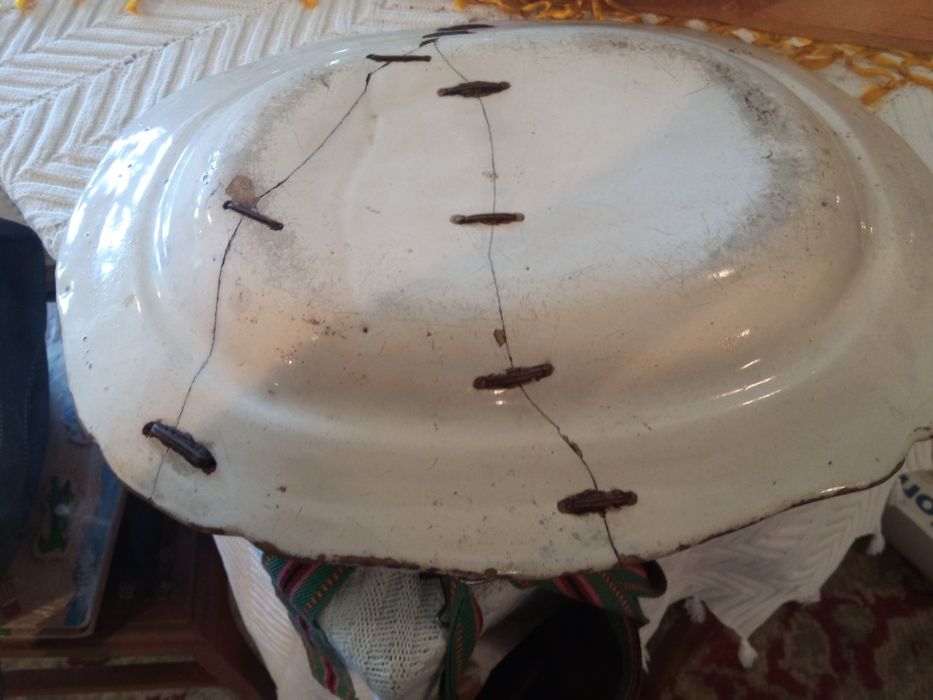 Lote de  Peças de Faiança antiga ( 7 peças )