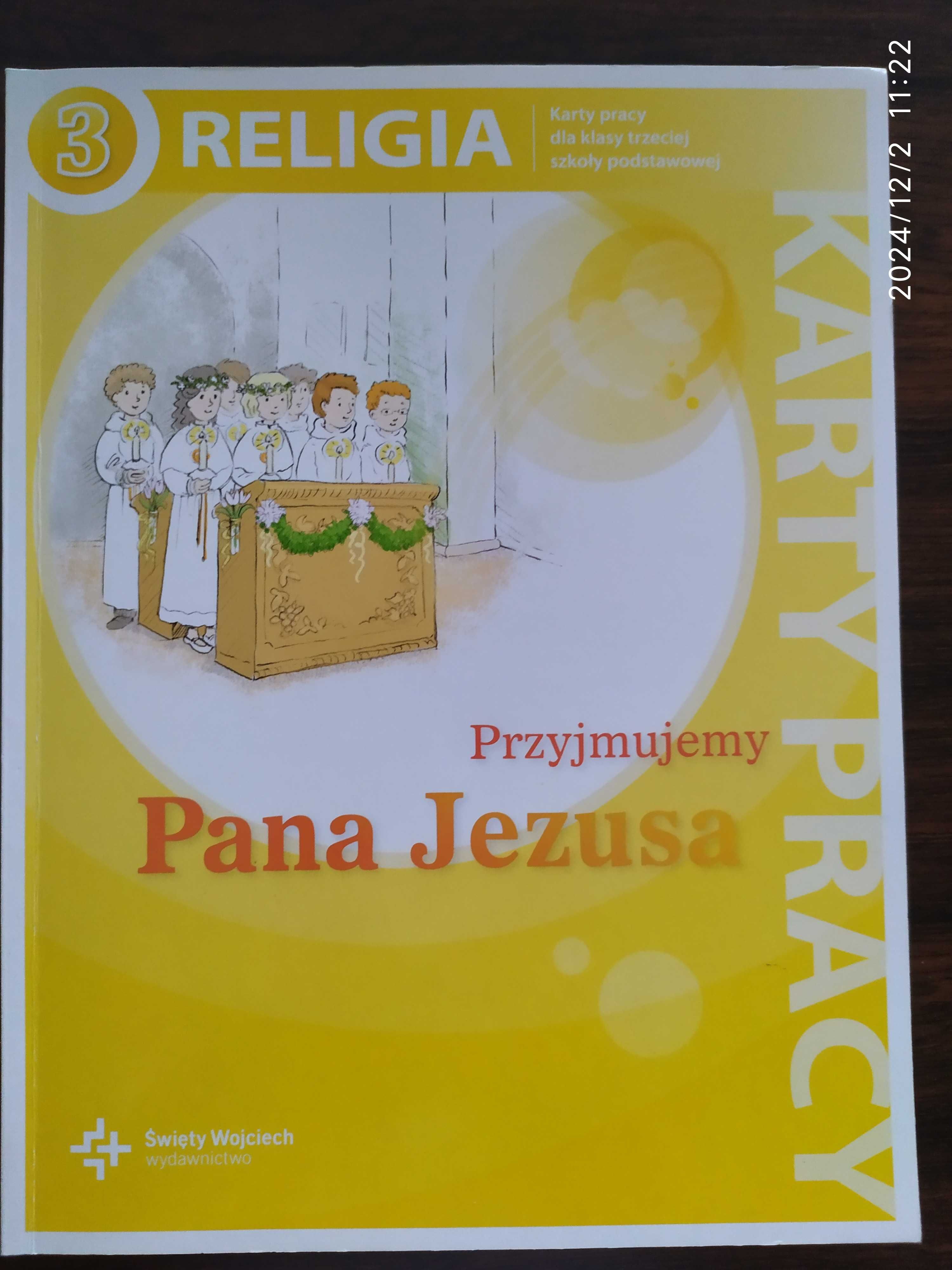 Podręcznik i ćwiczenia do religii Przyjmujemy Pana Jezusa
