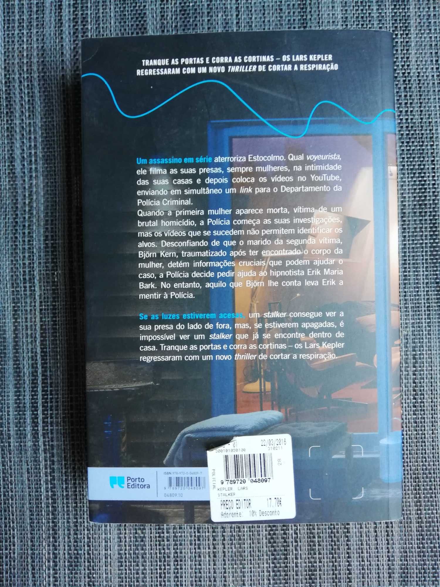 Stalker - Lars Kepler (portes grátis)