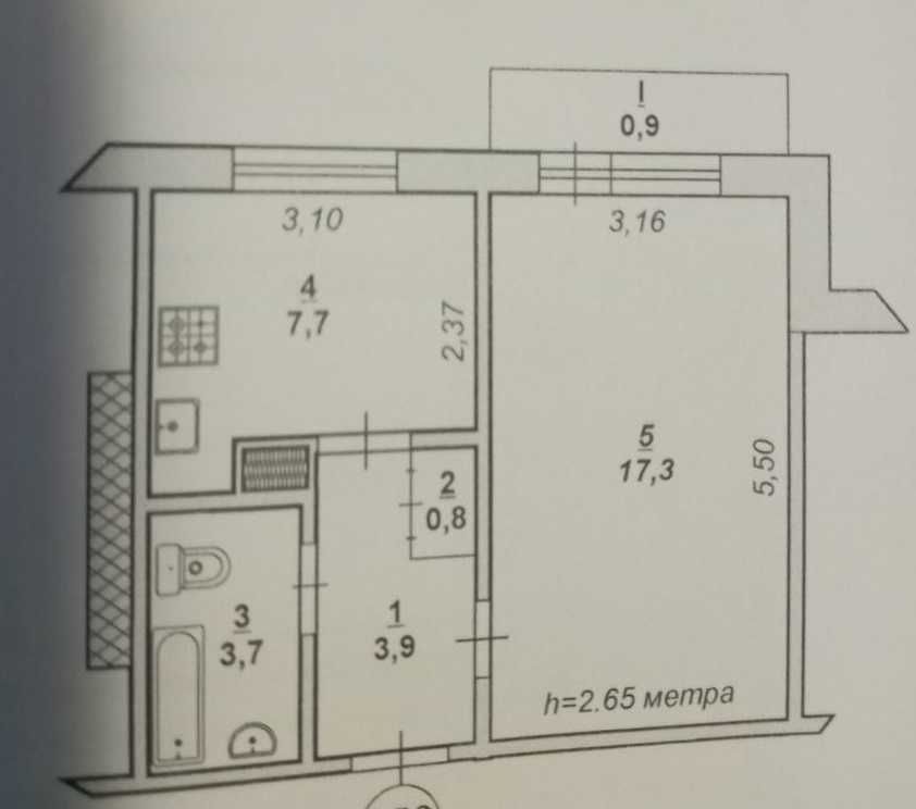 Продаємо 1-кімн квартиру 3/9 поверх на Дзержинці (вул Бизова, Якіра)