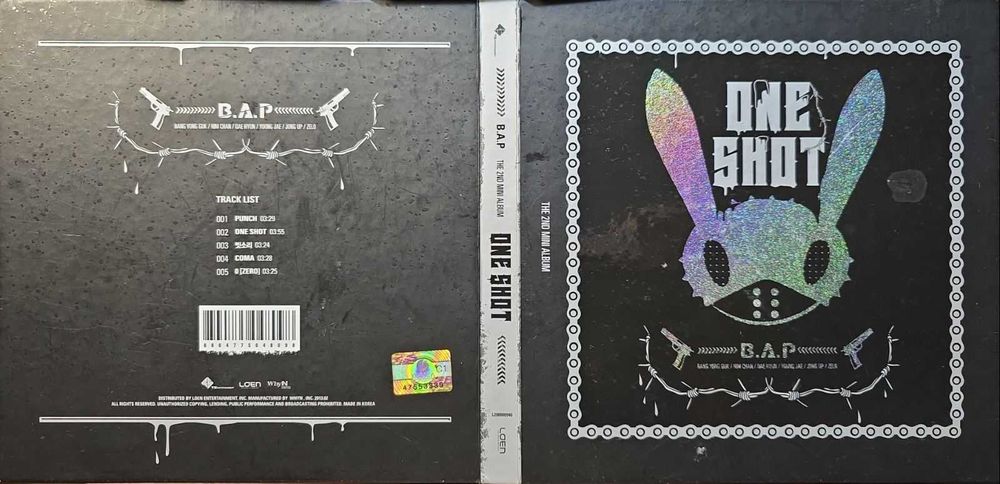 B.A.P - ONE SHOT Фирменный диск CD