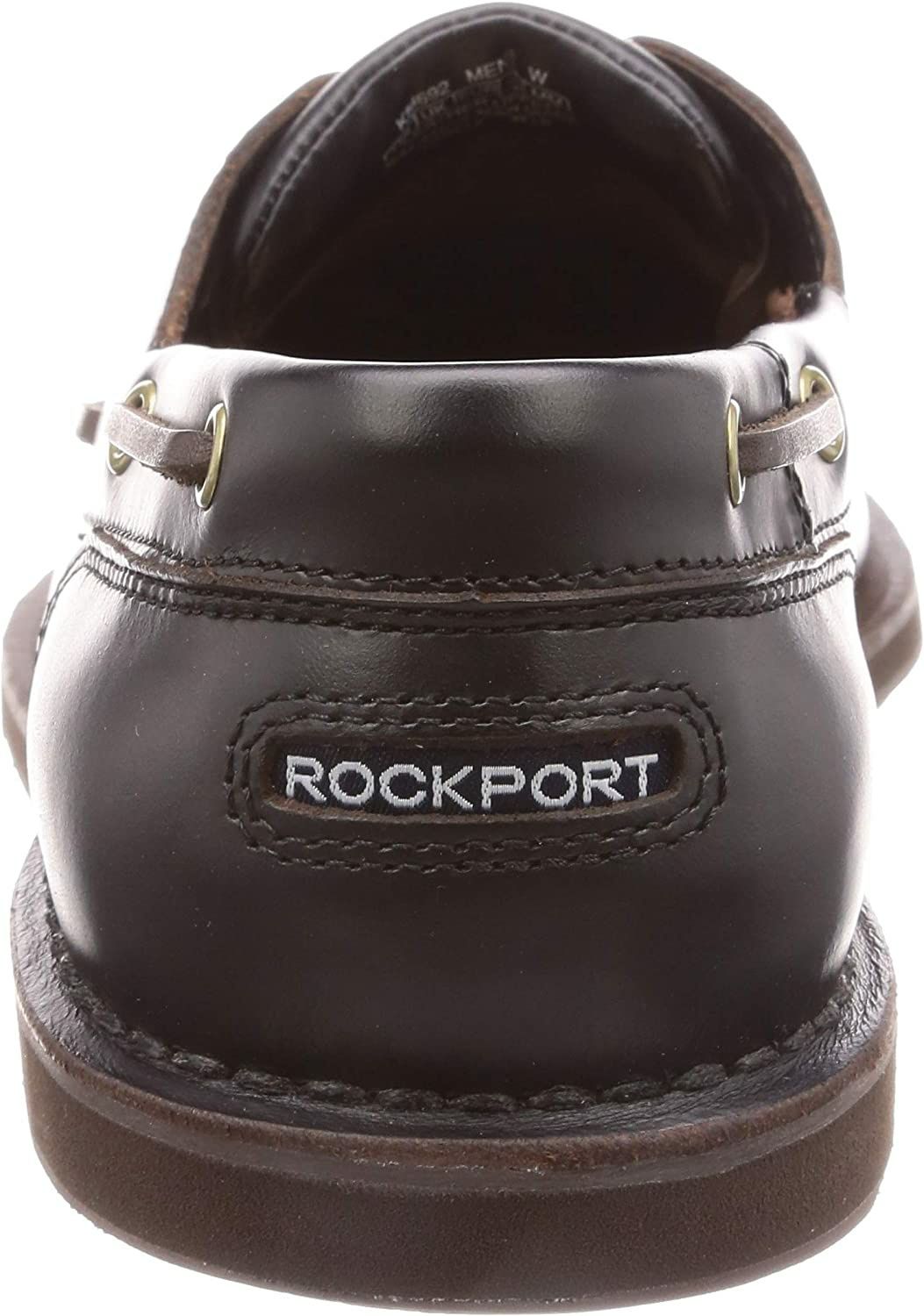 [Novo] Sapatos de Vela Rockport Perth Pele Castanho Escuro