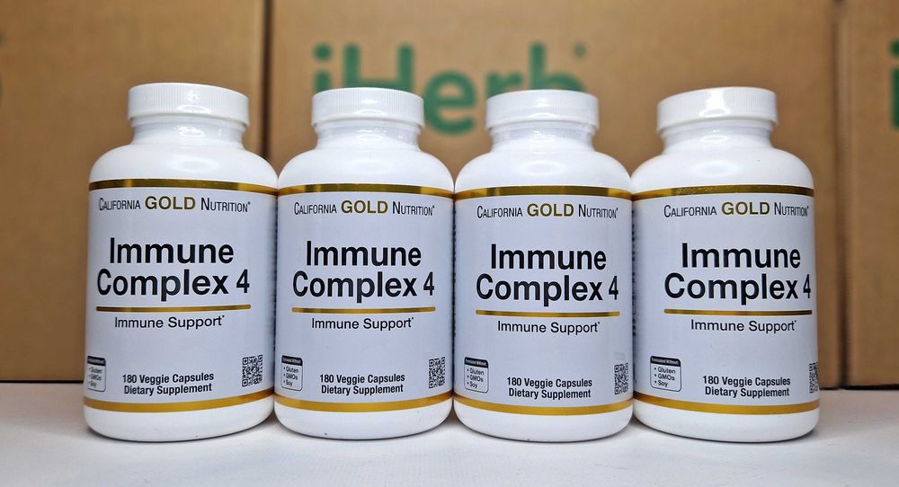 Immune 4 California GN. Селен, цинк та Д3 для імунітету, 60 і 180 шт