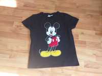 Czarna koszulka t-shirt y2k vintage Disney Mickey rozmiar S,