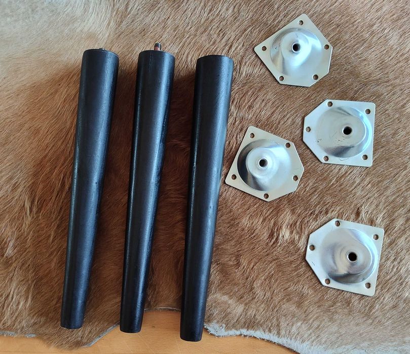 Меблеві ніжки дерево +металеві  похилі кріплення