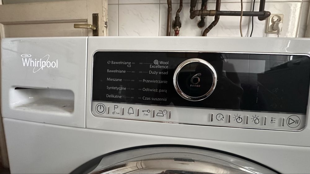 Pralka i suszarka WHIRLPOOL - nowa, używana tylko dwa razy, POLECAM!
