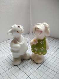 Figurki porcelanowe - zakochane baranki