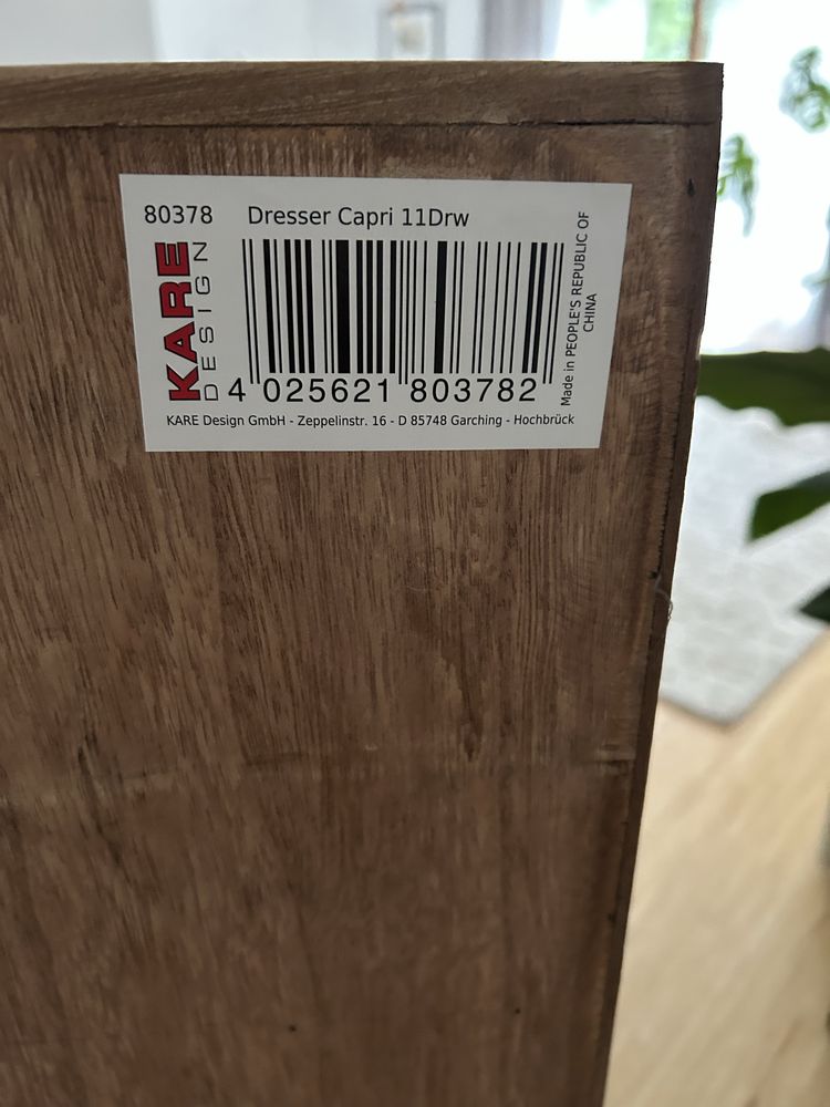 komoda z szufladami KARE design