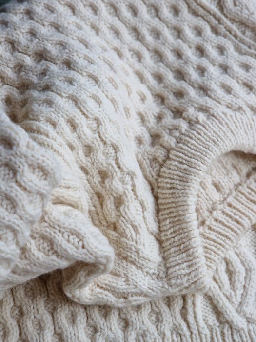 Bardzo ciepły sweter unisex 100% wełna owcza rozmiar S