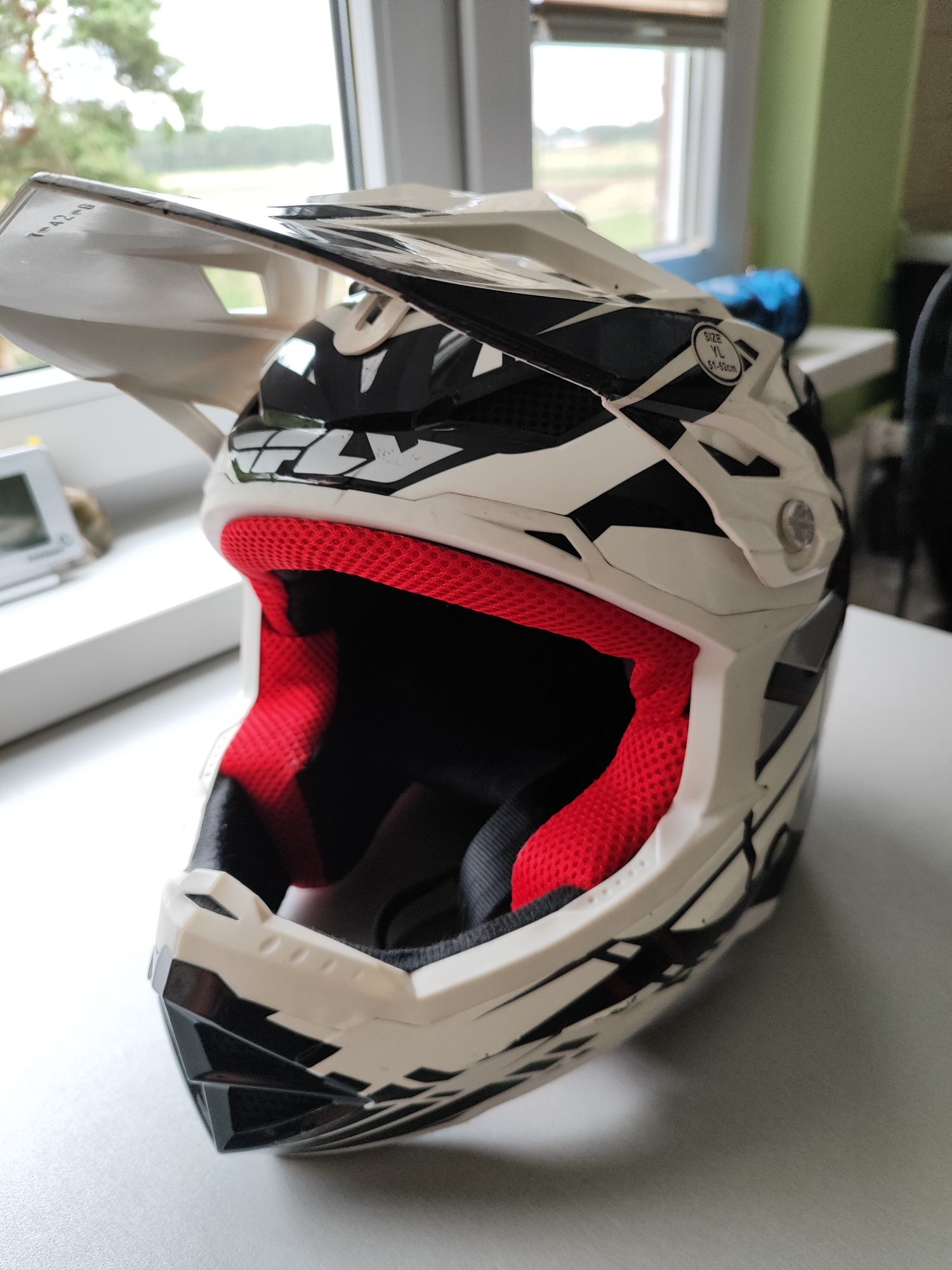 Kask fly racing, na crossa lub quada