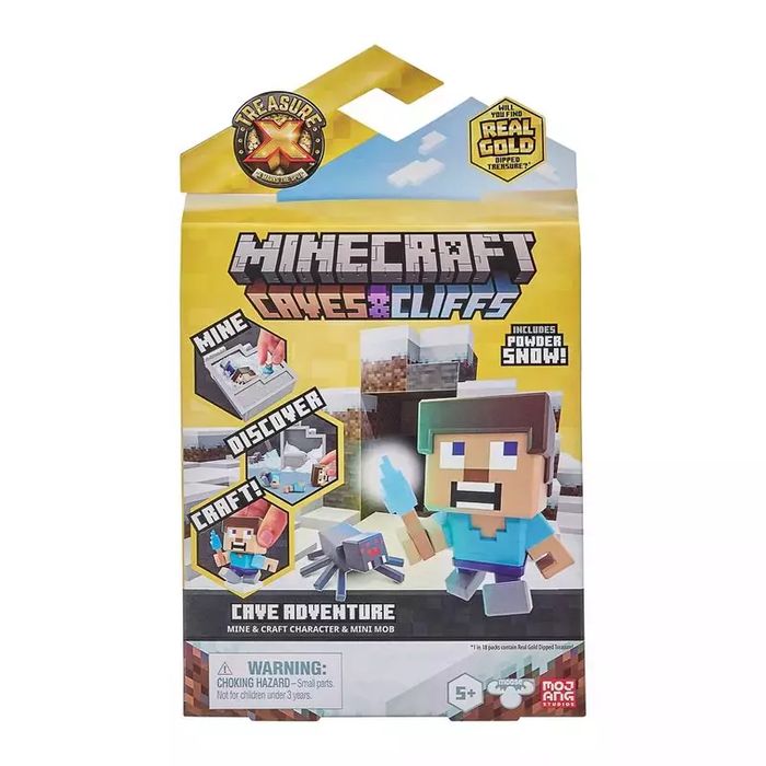 Treasure X. Minecraft Caves & Cliffs. Przygoda w Jaskini. Moose