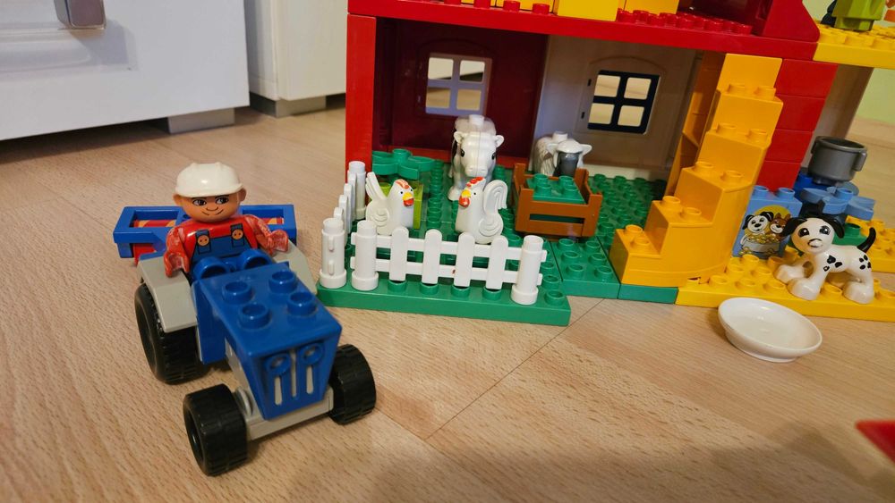 Lego duplo gospodarstwo duże farma traktory zwierzęta