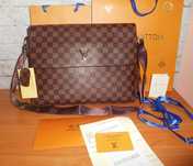 Męska torba aktówka teczka Louis Vuitton, skóra 45-23