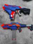 6 pistolas nerfs