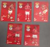 5 cartões 3D Record - Benfica - 2015 - produto oficial