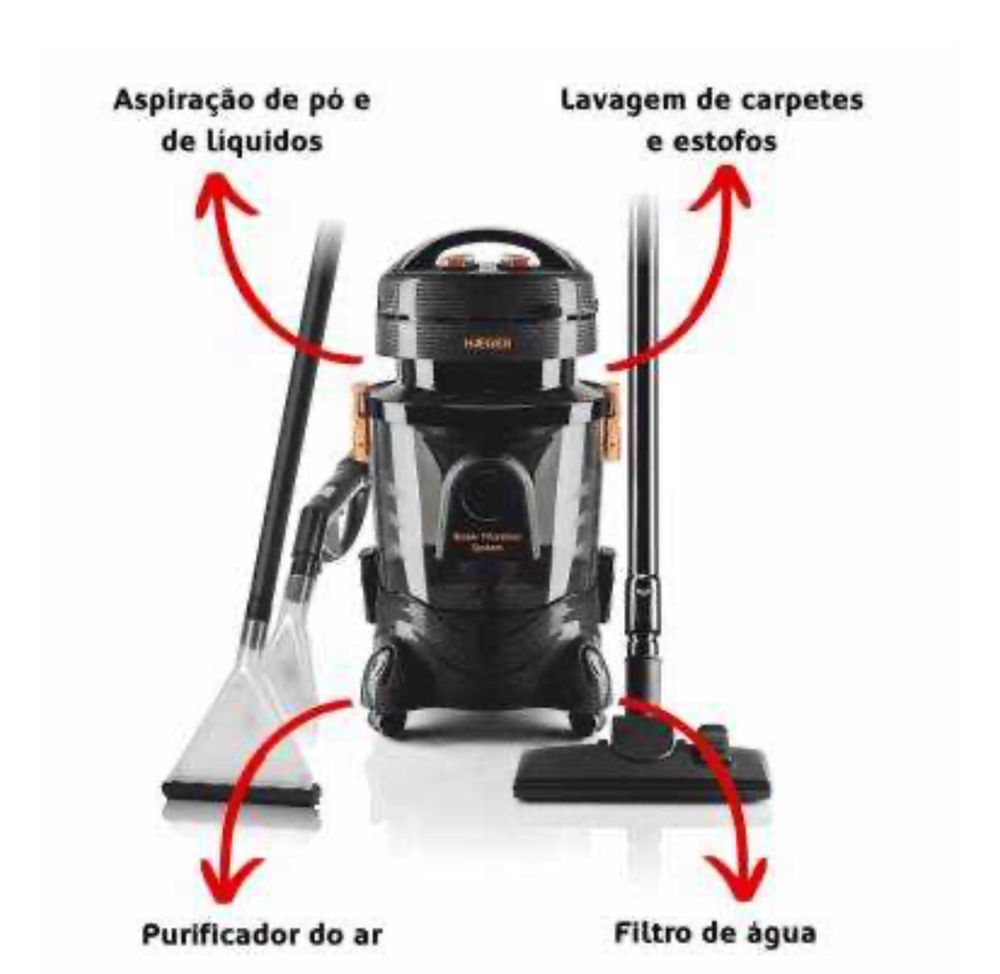 Aluguer de maquina de limpeza de estofos AQUACLEAN PRO