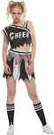 Kostium  uczennica Cheerleaderka zoombie przebranie na halloween XL
