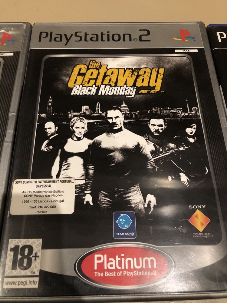 Jogos playstation 2 ( GTA; The getaway; Harry Potter e Need for Speed)