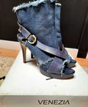 Buty Venezia botki skóra jeans na lato r.39 jak nowe