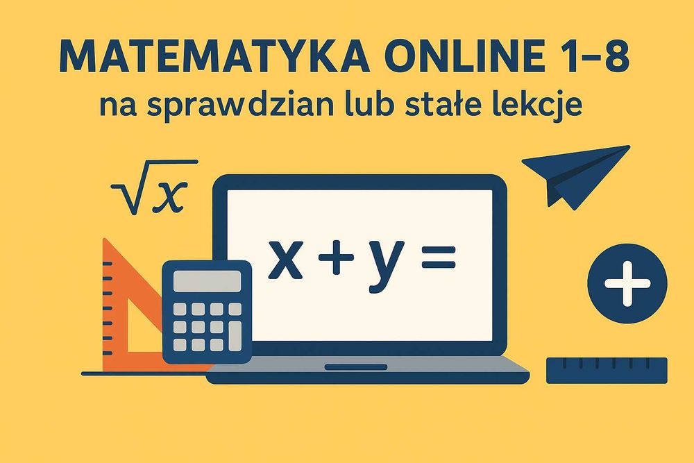 Matematyka 1–8 online – szybka pomoc przed testem lub nauka na stałe